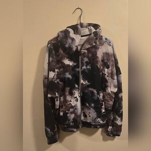 Like New Oversized Shambhala Zip-Up Hoodie